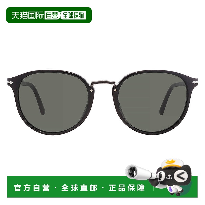 自营Persol Green Oval Men's Sunglasses PO3210S 95/31 54 - mu