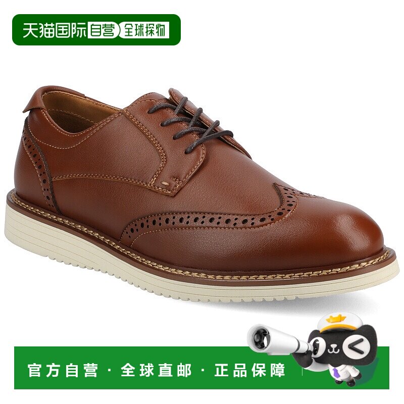 自营 vance co.Vance Lorenzo Wingtip Hybrid 休闲正装鞋 - 棕色