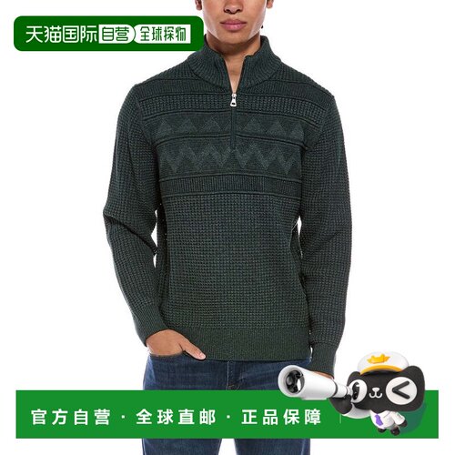 美国直邮自营weatherproof vintage防风雨复古纹理之字形轭1/4拉