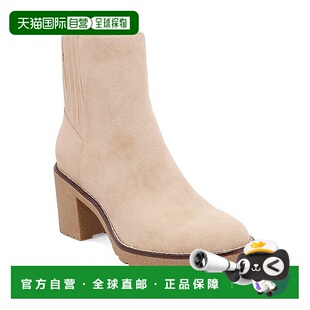 Mia 米色 Harlow 米色仿麂皮块跟脚踝靴ZOGG962 美 Boots女式 自营