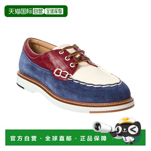 tod 帆船鞋 sTOD皮革和绒面革船鞋 美国奥莱直发新款 蓝色 自营