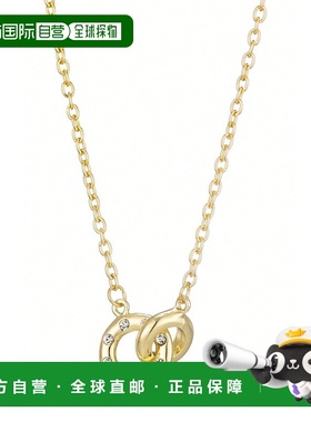 自营adorniaTarnish Resistant 18k Gold Plated CZ Locking Ring