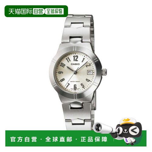 自营Casio Women’s Champagne Dial Analog Watch with Stainles