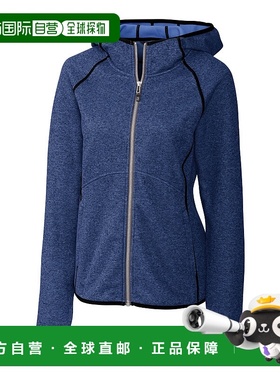 自营 cutter & buckCutter&Buck Mainsail毛衣针织连帽衫女式全拉