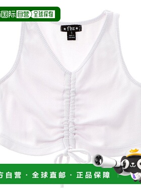 自营 Flowers by Zoe Rib 2x2 毛圈上衣 - 白色 美国奥莱直发