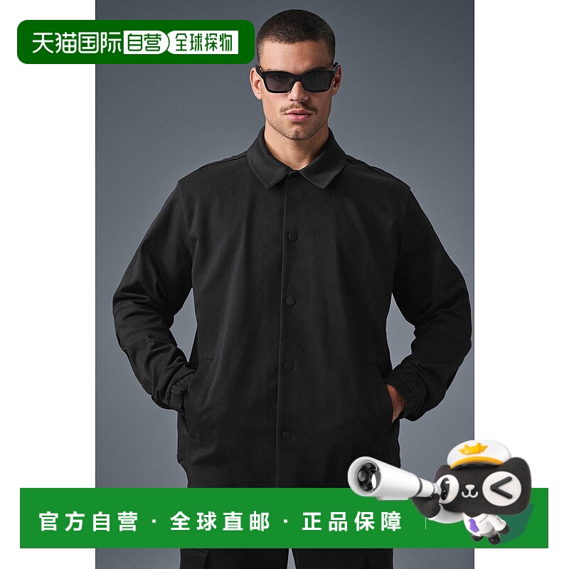 美国直邮AloYoga男士翻领排扣长袖夹克外套M4175R