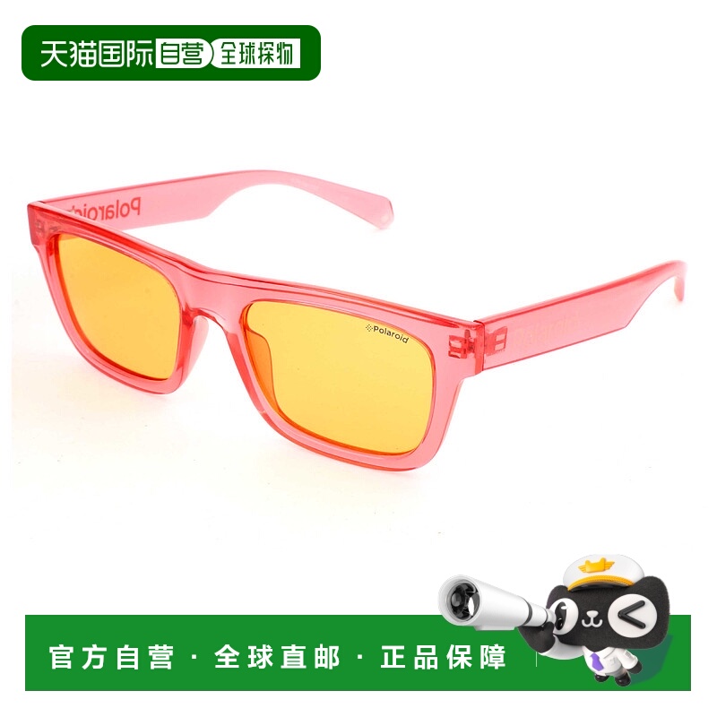 自营 polaroid宝丽来中性款53mm粉红色太阳镜-粉红色 美国奥莱直