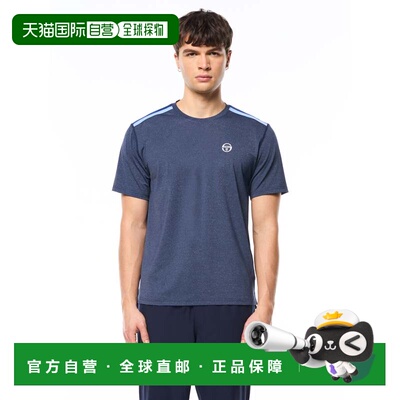 自营sergio tacchini运动t恤-海洋蓝 美国奥莱直发