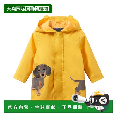 自营Andy & Evan Dob Applique Raincoat - yellow 美国奥莱直发