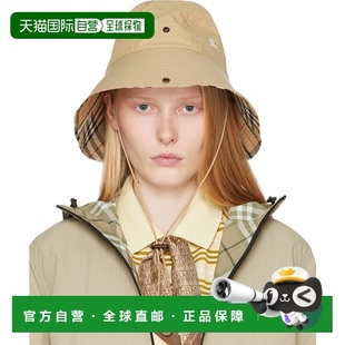 巴宝莉 女士 米色 1h可退 Brim Burberry Check Gab 香港直邮潮奢
