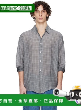 1h可退 香港直邮潮奢 Our Legacy 男士 灰色 Beyond 衬衫 M2252BP
