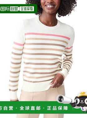 自营J.McLaughlin Galen Sweater - White 毛衣美国直发奥莱