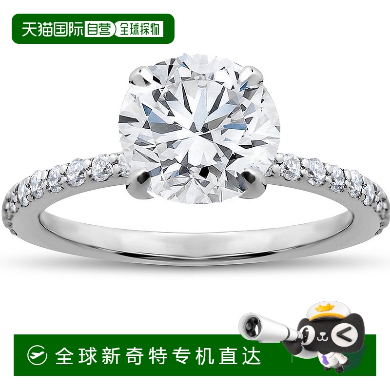 自营pompeii31 3/4 克拉实验室生长钻石索菲亚订婚戒指 14k 白金