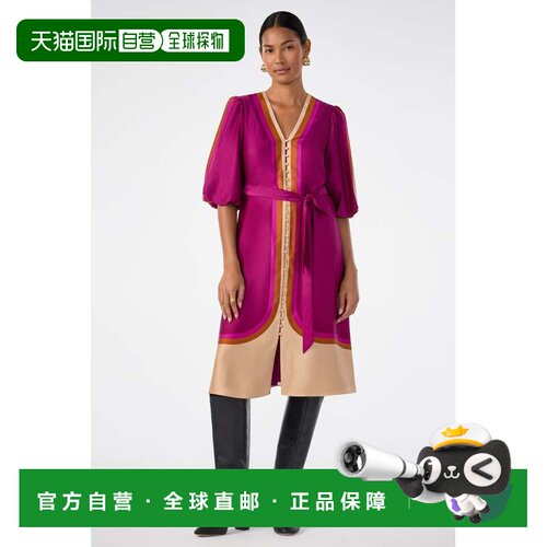 美国直邮自营trina turkLinden泡泡袖连衣裙-Sylvan 美国奥莱直发