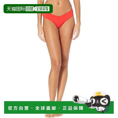 自营Women's Robin Piccone Ava Bikini Bottom Red Stretch High