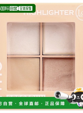 香港直邮J.Cat Beauty,QUAD Spectrum 面部调色盘，QSP101，正品
