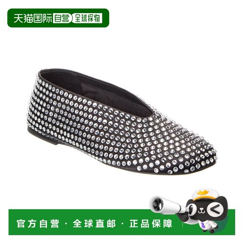 自营KHAITE The Marcy Silk Flat - Black 平底鞋美国直发奥莱