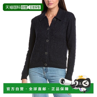 蓝色 bone碎骨勒罗伊羊毛混纺开衫 美国奥莱直发 自营rag