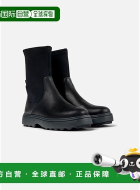 自营脚踝靴儿童Camper Norte儿童-黑色 美国奥莱直发