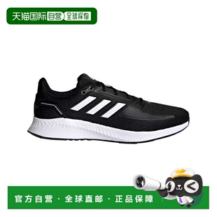 自营Adidas Runfalcon 2.0核心黑色/云白色/灰色六FY5943男士-黑