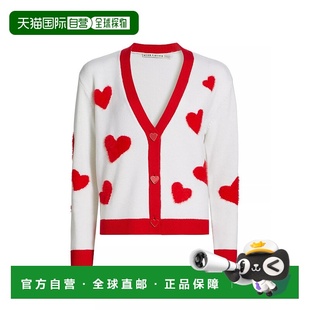 Bradley短款 olivia 开衫 软白色 自营alice 亮红 oliviaalice