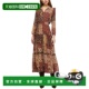 brown 自营MISA 美国奥莱直发 Ahreana Dress Los Angeles