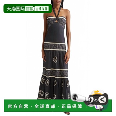 自营johanna ortizOrilla Del Mar Dress In Black - black 美国