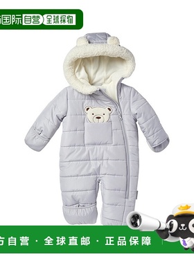 自营Wippette 3D Bear Applique Pram - grey 美国奥莱直发