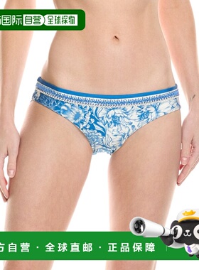 自营 Agua Bendita Cove Wats 比基尼泳裤 - 蓝色 美国奥莱直发