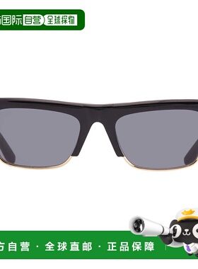 自营Valentino Grey Rectangular Unisex Sunglasses VLS-164 A 5