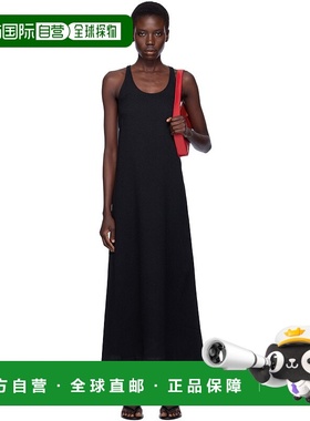 1h可退 香港直邮潮奢 TOTÊME 女士 黑色 Scoop-Neck Sable 连衣裙