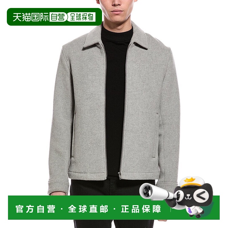 自营Theory Wyatt Wool Jacket - grey 美国奥莱直发外套男装夹克