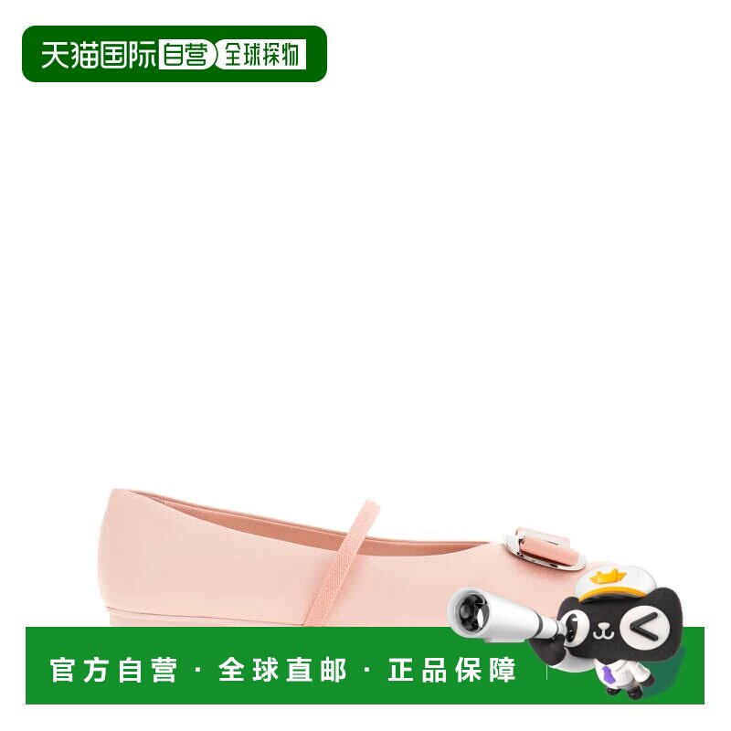 自营salvatore ferragamo菲拉格慕新款Vara芭蕾舞鞋-粉红色 美国