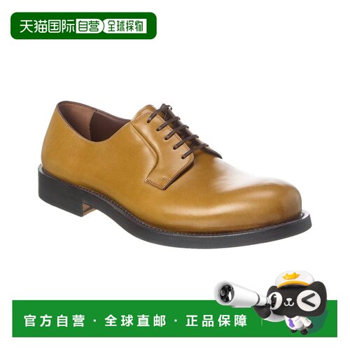 自营salvatore ferragamoFerragamo Marius牛津布皮革-棕色 美国