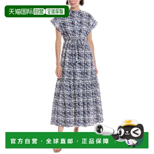 自营 Ro's Garden Mumi Broderie Maxi连衣裙-蓝色 美国奥莱直发