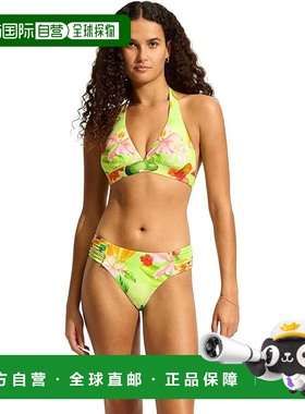 自营Seafolly Tropique Bikini Bottom Women's Aloe Gel Tropica