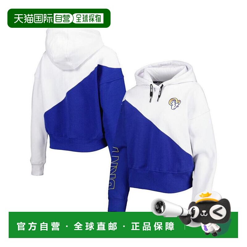 1h可退 【美国直邮】DKNY 女士白色与皇家蓝洛杉矶公羊队 Bobbi