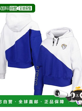 1h可退 【美国直邮】DKNY 女士白色与皇家蓝洛杉矶公羊队 Bobbi