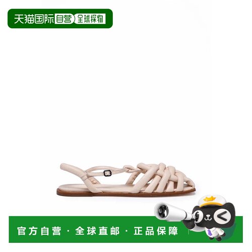 自营hereuFlat Leather Sandals - Pink - neutrals 美国奥莱直发