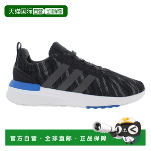 美国直邮Adidas阿迪达斯男款 黑色平底缓震百搭轻便系带 运动鞋
