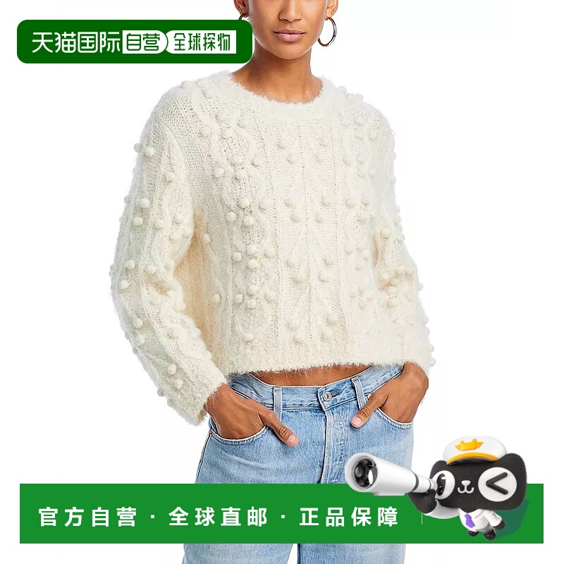 自营 frame奶油色爆米花针织套头衫 【美国奥莱】直发新款开衫