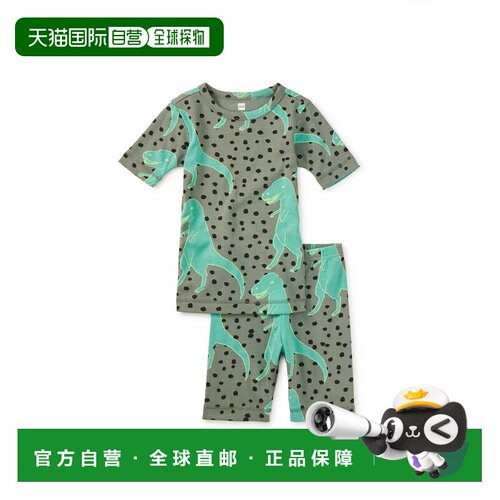 自营tea collection在你的梦中睡衣套装-电动恐龙 美国奥莱直发