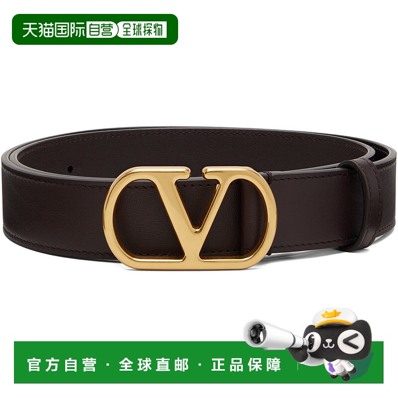 1h可退 香港直邮潮奢 Valentino 华伦天奴 男士 棕色 VLogo Signa