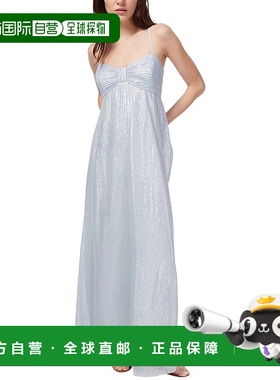 自营 CAMI NYC Marceline 真丝混纺长裙 - 蓝色 美国奥莱直发