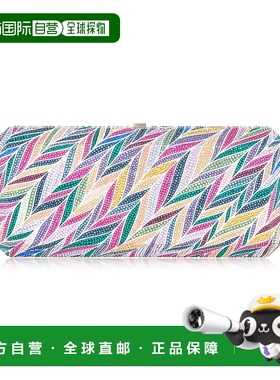 自营judith leiber couture薄矩形-银色多功能 美国奥莱直发