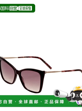 自营Carolina Herrera Women's 57 mm Red Sunglasses - burgundy