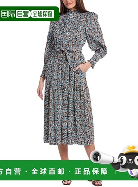 自营 Weekend Max Mara Timoteo 衬衫式连衣裙 - 蓝色 美国奥莱直