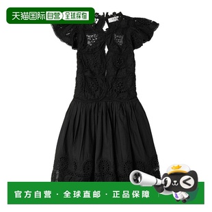 Drea 女款 刺绣飘袖 连衣裙 美国奥莱直发 自营 黑色 SEA