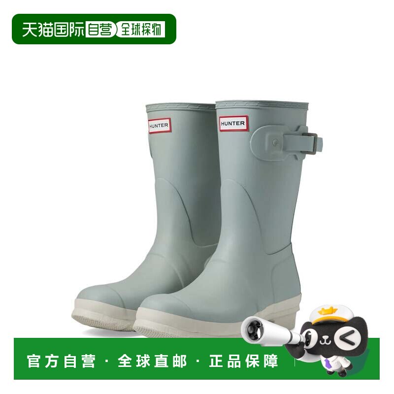 自营Hunter短款搭扣女款绿色防水雨靴ZOGG3349-绿色 美国奥莱直发图片