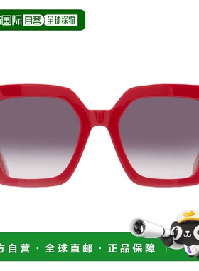 自营Just Cavalli Grey Square Ladies Sunglasses SJC021 02GH 5